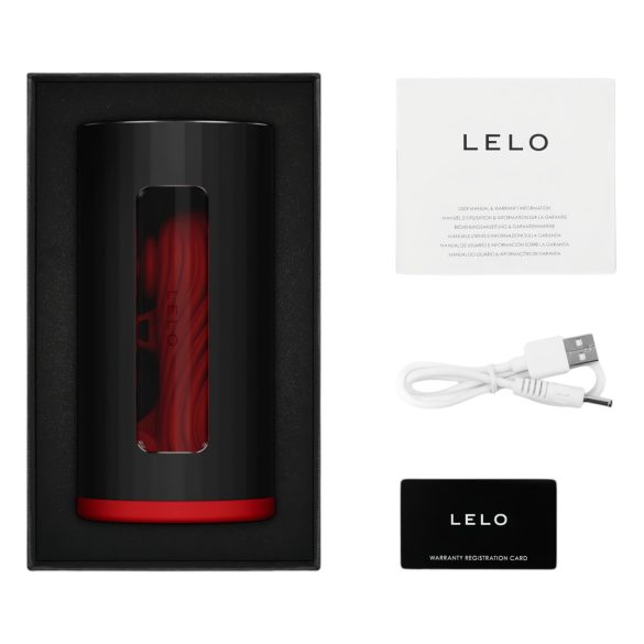 LELO F1s V3 - interaktīvais masturbators sarkans