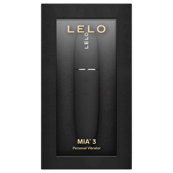 LELO Mia 3 - vibrators lūpu krāsas formā ceļošanai melns