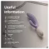 LELO INA Twist - lietotnei pieslēdzams, ar klitora atzaru aprīkots G-punkta vibrators (violets)