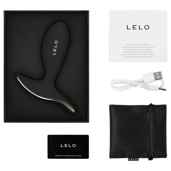 LELO Surfer - lietotnes vadāms anālais vibrators (melns)