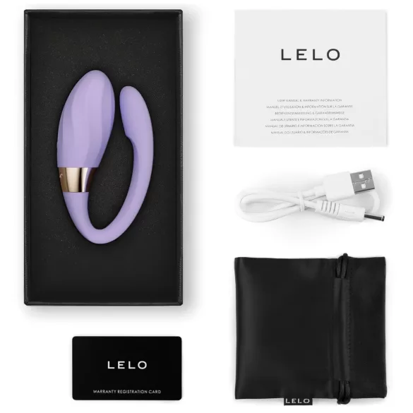 LELO Tiani Twist - gudrais pāru vibrators (violets)