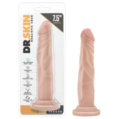   Dr. Skin dildo ar piesūcekni realistisks 19cm miesas krāsā