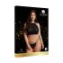 Le Désir Plus Size - ar strasēm rotāts ballīšu komplekts - melns (XL-3XL)