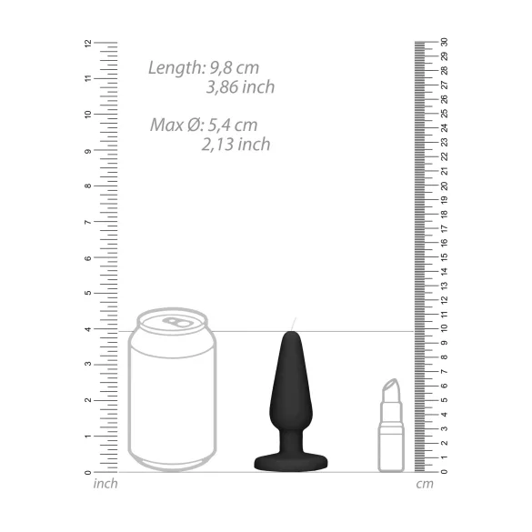 Scandalous - masāžas svece, melna, 50g