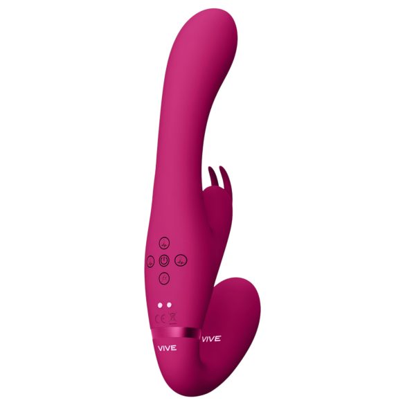 Vive Suki - strap-on vibrators bez stiprinājuma siksnas rozā