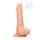 RealRock dildo ar sēkliniekiem 17cm reālistisks ādas krāsa