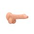 RealRock Dong 8 - dzīvs, ar sēkliniekiem dildo (20cm) - dabisks