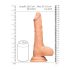 RealRock Dong 10 - reālistisks dildo ar virssmām (25cm) - dabīgs