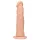 RealRock dildo ar izteiktu vēnainumu 20cm, naturālas krāsas