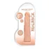 RealRock dildo ar izteiktu vēnainumu 20cm, naturālas krāsas