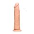 RealRock dildo ar izteiktu vēnainumu 20cm, naturālas krāsas