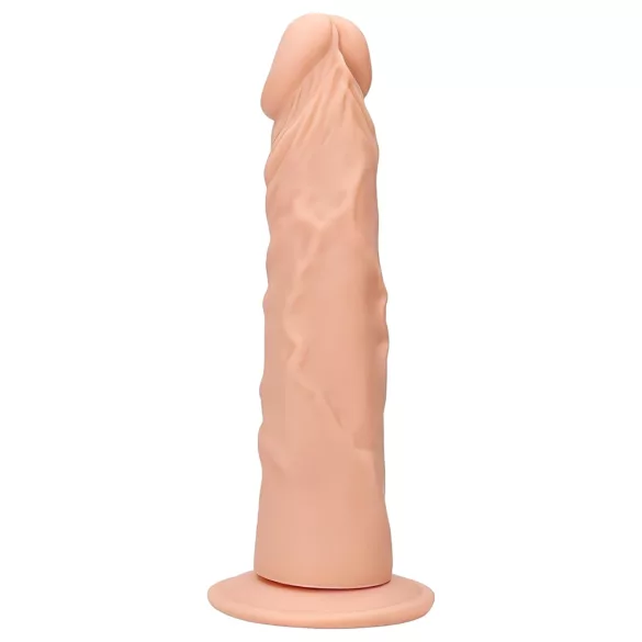 RealRock dildo ar realistisku izskatu 25cm, naturāls
