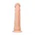 RealRock dildo ar realistisku izskatu 25cm, naturāls