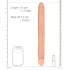 RealRock dubultais dildo 36cm, naturāls