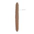 RealRock Dubultais Dongs 14 - divkāršs dildo (36cm) - tumšs dabīgs