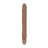 RealRock Dubultais Dongs 14 - divkāršs dildo (36cm) - tumšs dabīgs