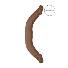   RealRock Double Dong 18 - dubults dildo (46cm) - tumšs naturāls