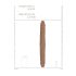 RealRock Dubultais Dong 18 - divkāršais dildo (46cm) - tumši naturāls