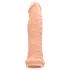 RealRock dzimumlocekļa uzmava 17 cm naturāls