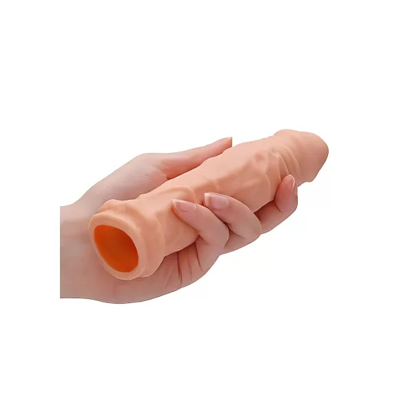 RealRock dzimumlocekļa uzmava 17 cm naturāls