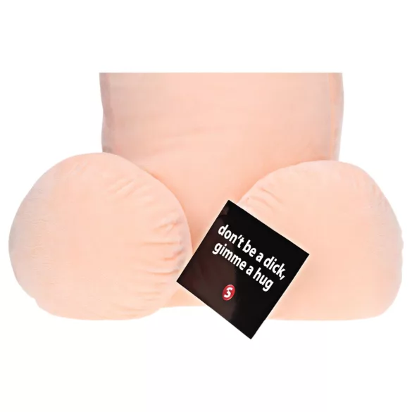 Plīša rotaļlieta - penis - 60 cm - dabīgs