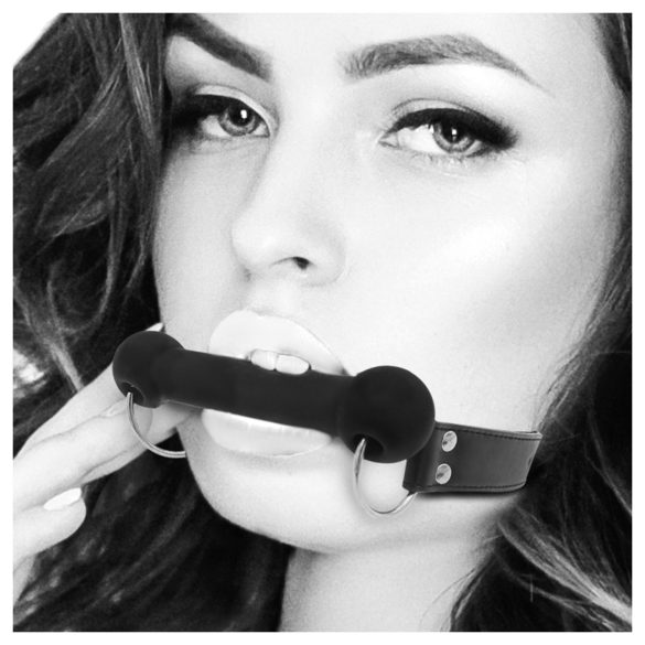 Ouch! - kaula formas mutes bumbiņa melna