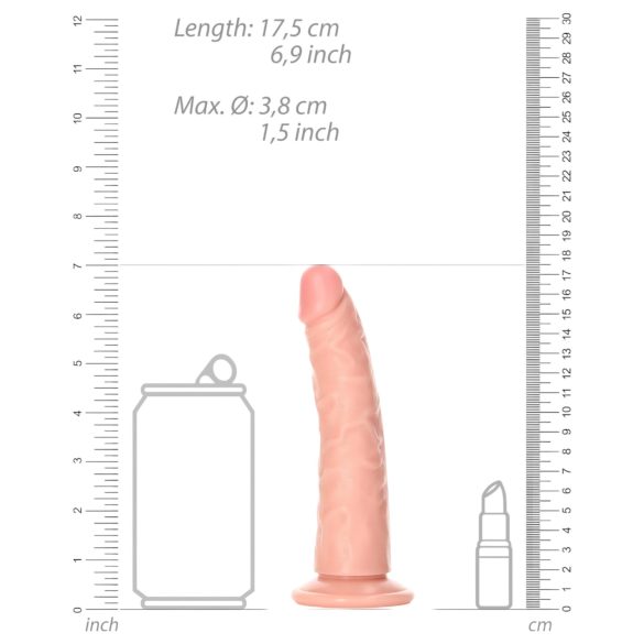 RealRock realistskais dildo slaids 15,5cm dabisks