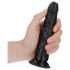 RealRock Slim reāls dildo - 15,5cm (melns)