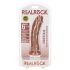 RealRock - reālistisks dildo - 15,5cm (tumši dabisks)