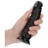 RealRock - piesūcekņa reālistisks dildo - 15,5cm (melns)