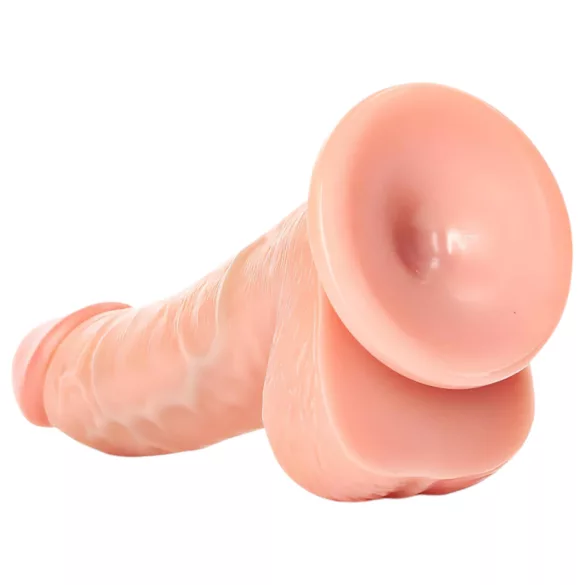 RealRock - reālistisks dildo ar piesūcekni 15,5 cm naturāls
