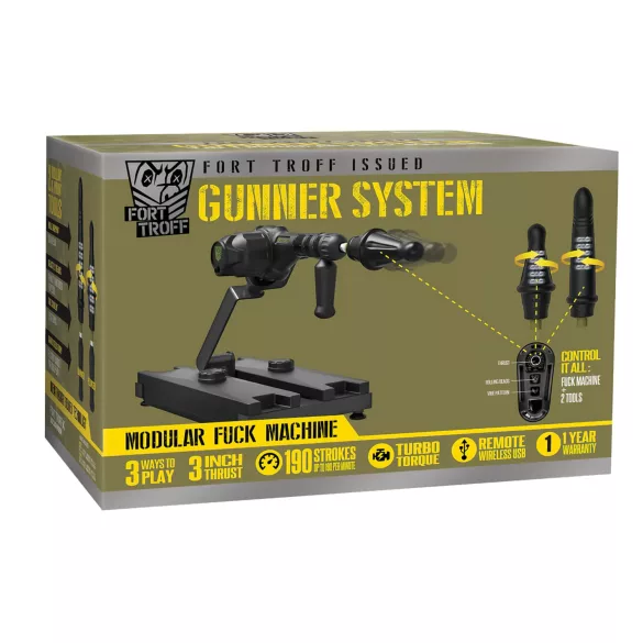 Doc Johnson Gunner System - seksa mašīna melna