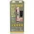 Doc Johnson mini bīdāmais vibrators ar tālvadību, naturāls