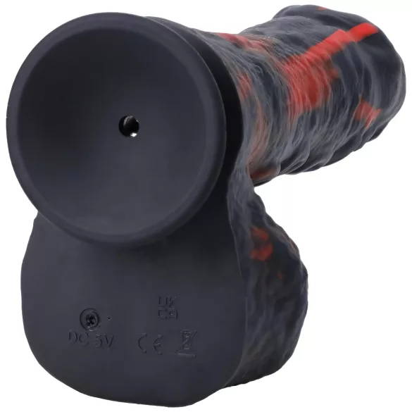 Doc Johnson mini lökšanas vibrators ar tālvadību, sarkans
