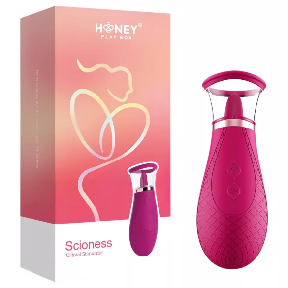 Honey Play Box Scioness - klitora stimulators ar sūkšanas un laizīšanas funkciju