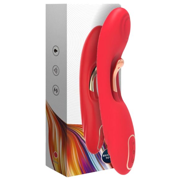 Bestoy - mēles formas G-punkta vibrators (sarkans)