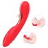 Bestoy - mēles formas G-punkta vibrators (sarkans)