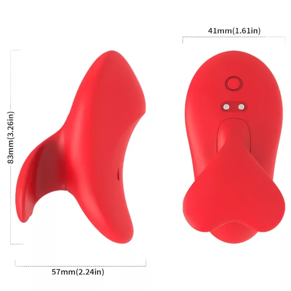 Bestoy - uzlādējams pirksta vibrators sarkans