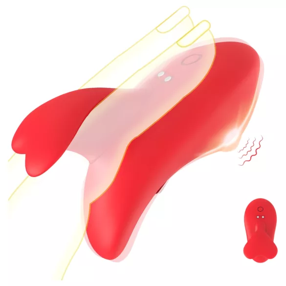 Bestoy - uzlādējams pirksta vibrators sarkans