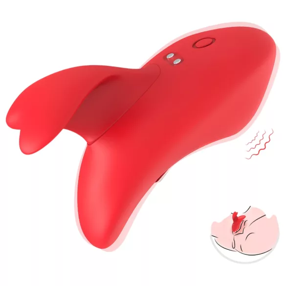 Bestoy - uzlādējams pirksta vibrators sarkans