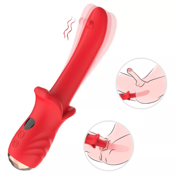 Bestoy - ūdensizturīgs G-punkta vibrators sarkans