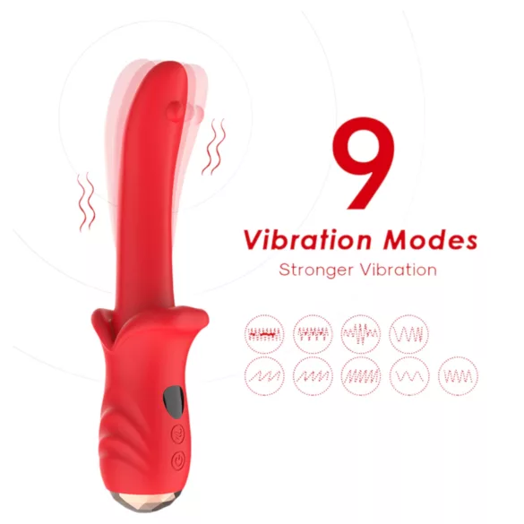 Bestoy - ūdensizturīgs G-punkta vibrators sarkans