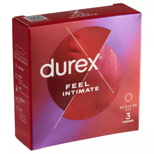 Durex Feel Intimate - prezervatīvi plāns sienas 3 gab