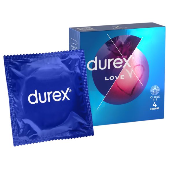 Durex prezervatīvi Love - Easy-on prezervatīvi (4 gab.)