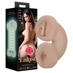   Enlust Tasha - masturbators ar apgaismojumu punci un anālo atveri ar MI attēliem,
