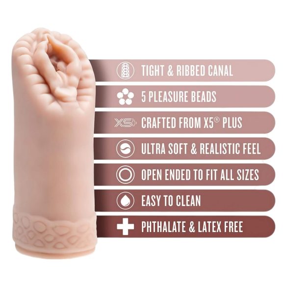 Enlust Alyssa - masturbators mākslīgā maksts ar MI attēliem, dabiska krāsa