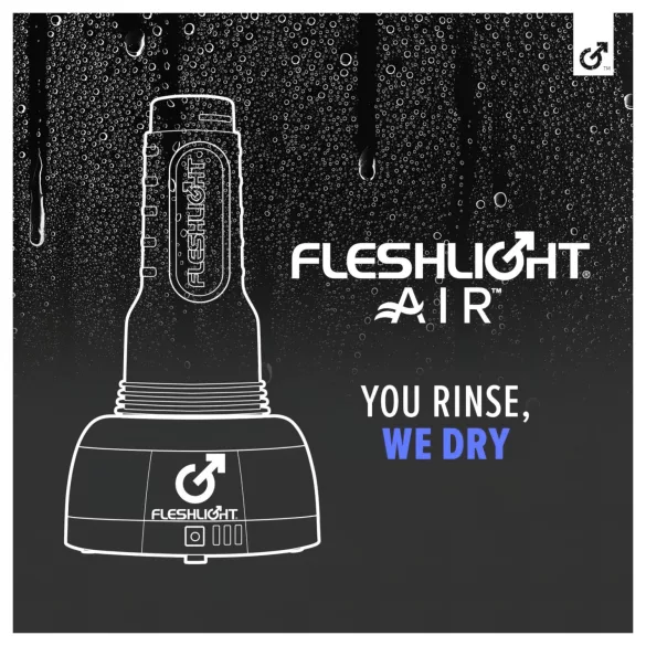Fleshlight Air - automātiskais masturbatora žāvētājs (melns)