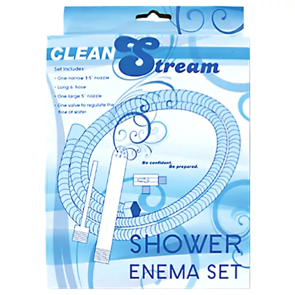 Shower Enema - anālais dušas komplekts alumīnijs sudraba krāsa