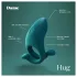 Dame Hug - regulējams vibrējošs dzimumlocekļa gredzens (zaļš)
