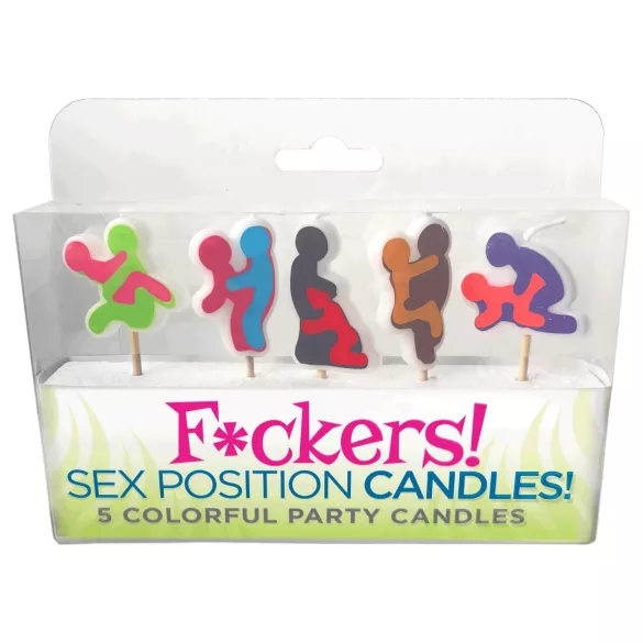 F*ckers! - seksa pozu sveces komplekts 5 gab